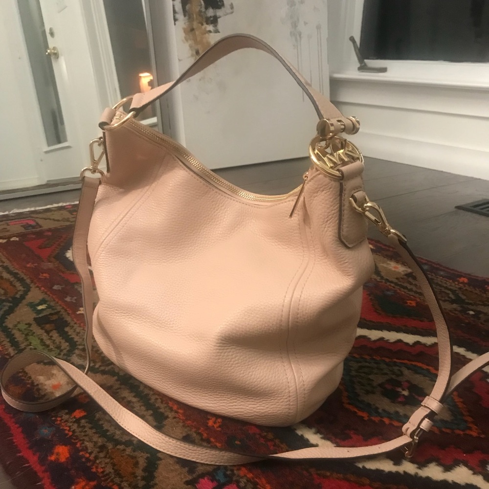 Michael Kors blush pink handbag